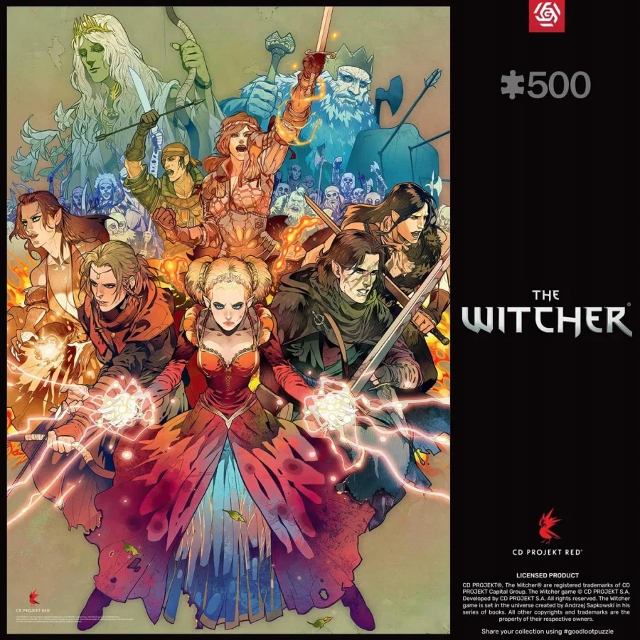 Wiedźmin puzzle Scoia'tael (500 elementów) - Image 4