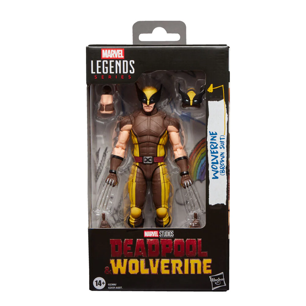 Wolverine Brown Suit Marvel Legends Deadpool and Wolverine Figurka 15 cm - Image 3