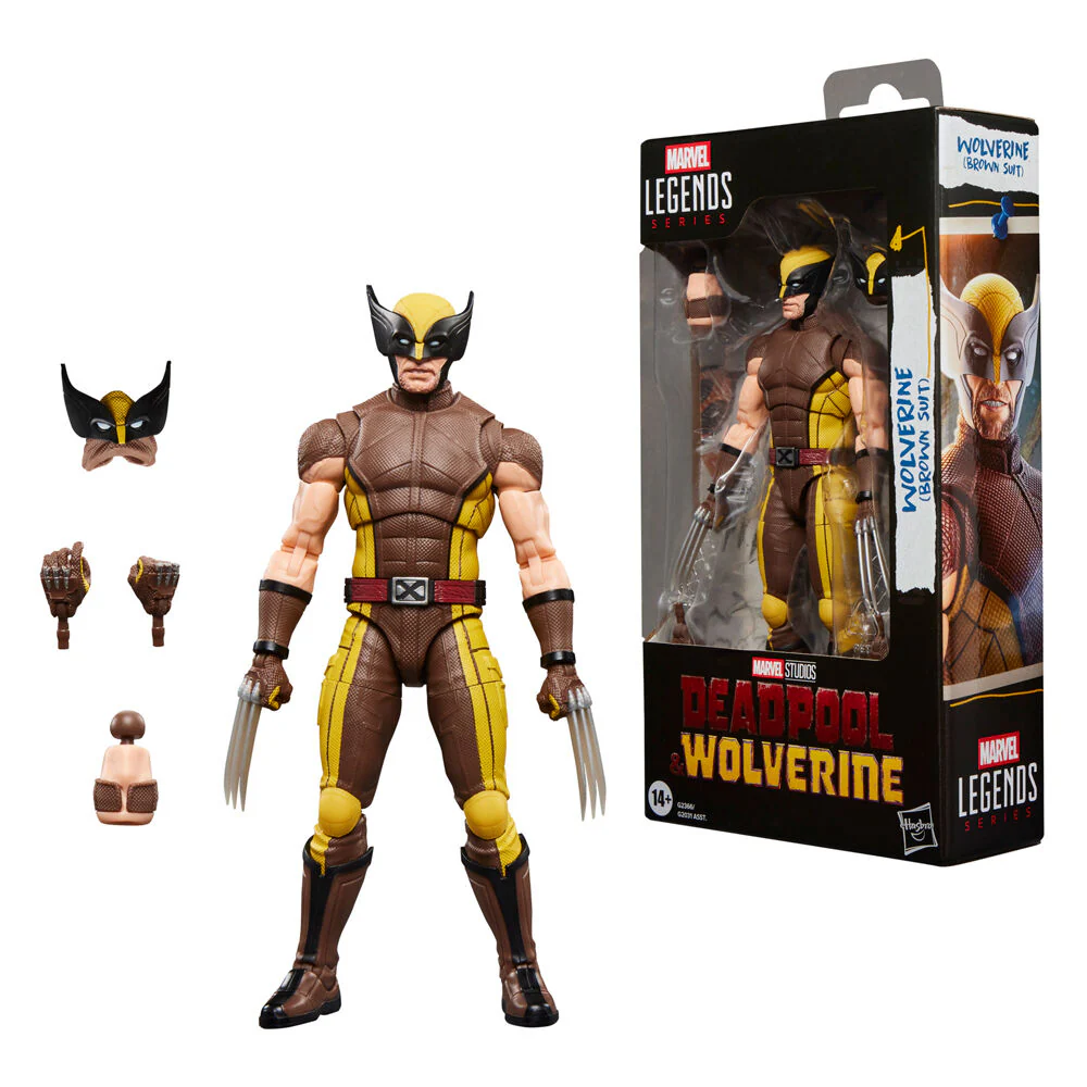 Wolverine Brown Suit Marvel Legends Deadpool and Wolverine Figurka 15 cm - Image 8