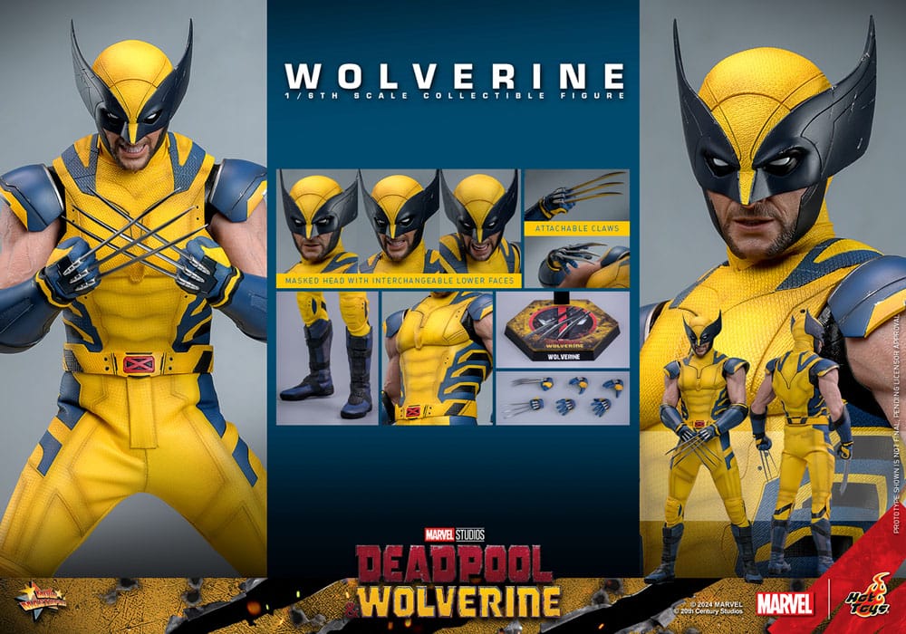 Wolverine Marvel Deadpool & Wolverine Movie Masterpiece 1/6 Figurka 31 cm - Image 17