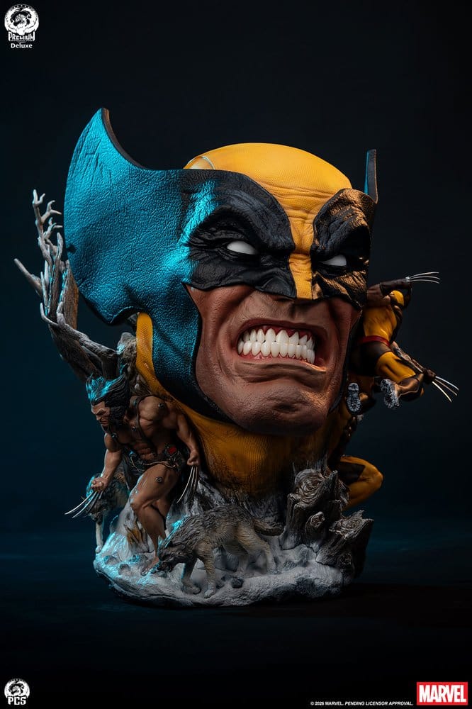 Wolverine Marvel Fine Art Bust Deluxe Edition Figurka 48 cm - Image 15
