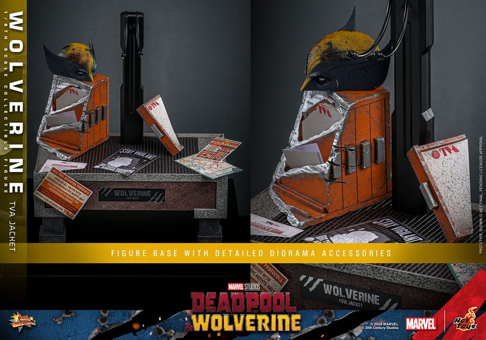 Wolverine TVA Jacket Version Marvel Deadpool & Wolverine Movie Masterpiece 1/6 Figurka 31 cm - Image 20