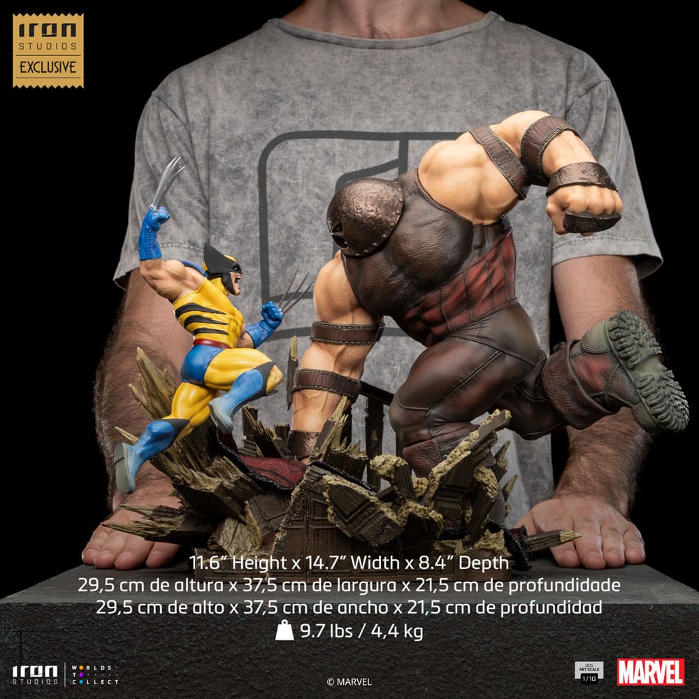 Wolverine vs Juggernaut Marvel BDS Art Scale Exclusive 1/10 Figurka 30 cm - Image 9