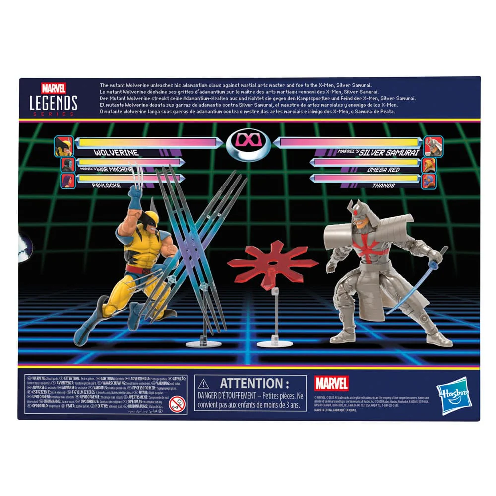 Wolverine vs. Silver Samurai Marvel Legends Gamerverse 2-Pack Figurki 15 cm - Image 12