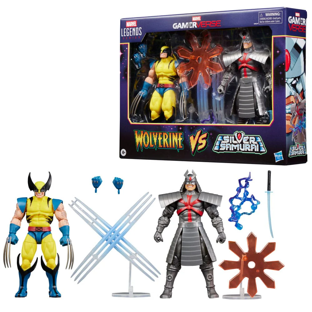 Wolverine vs. Silver Samurai Marvel Legends Gamerverse 2-Pack Figurki 15 cm - Image 13