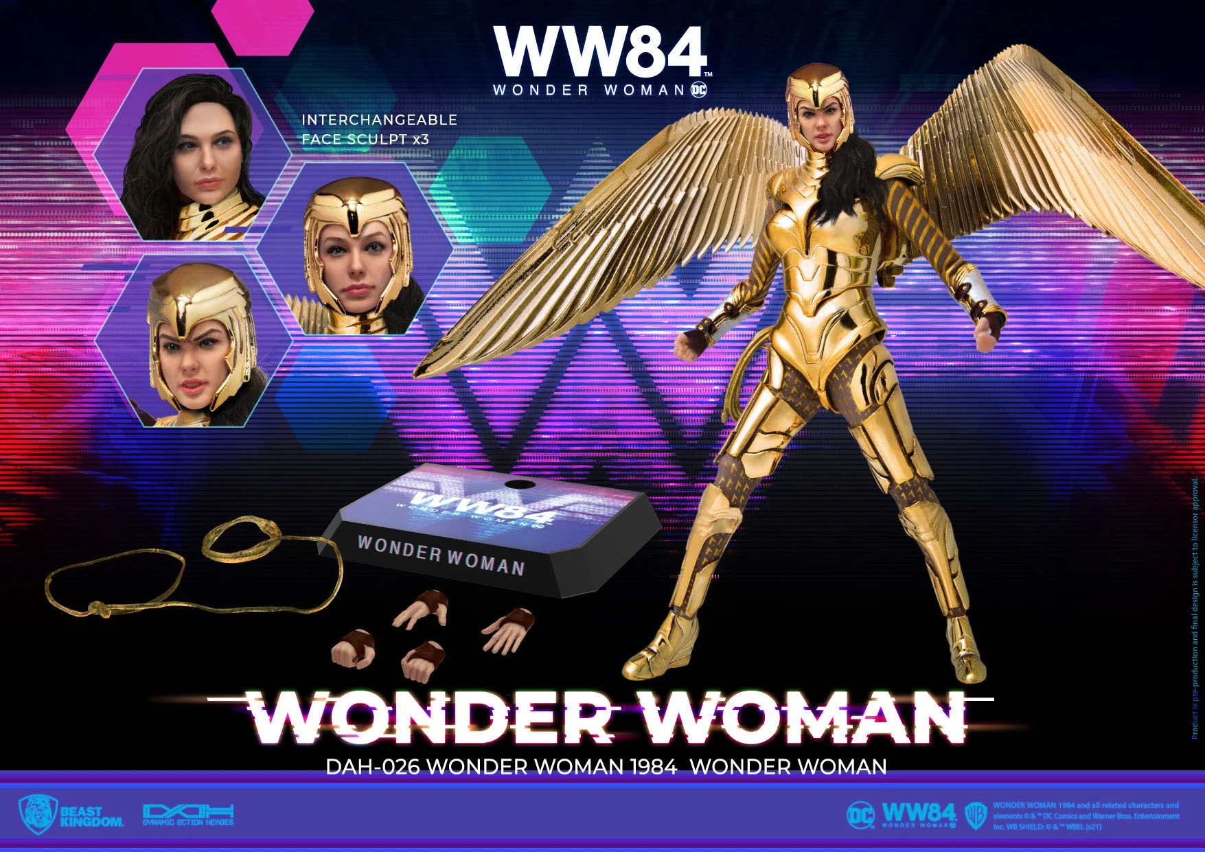 Wonder Woman 1984 Dynamic 8ction Heroes 1/9 Figurka 21 cm - Image 6