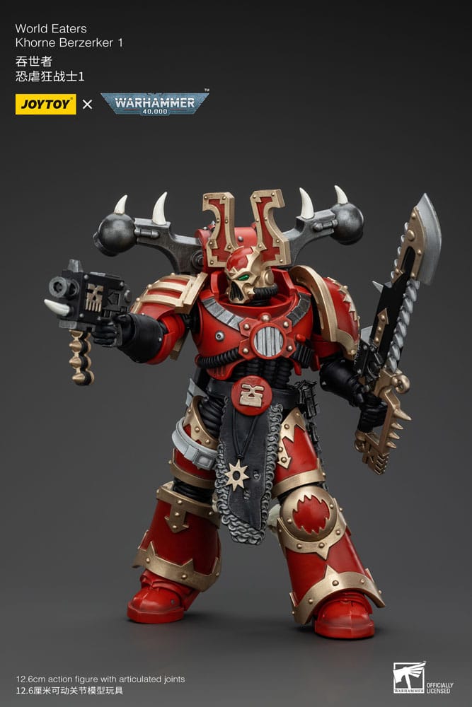 World Eaters Khorne Berzerker 1 Warhammer 40k 1/18 Figurka 13 cm - Image 10
