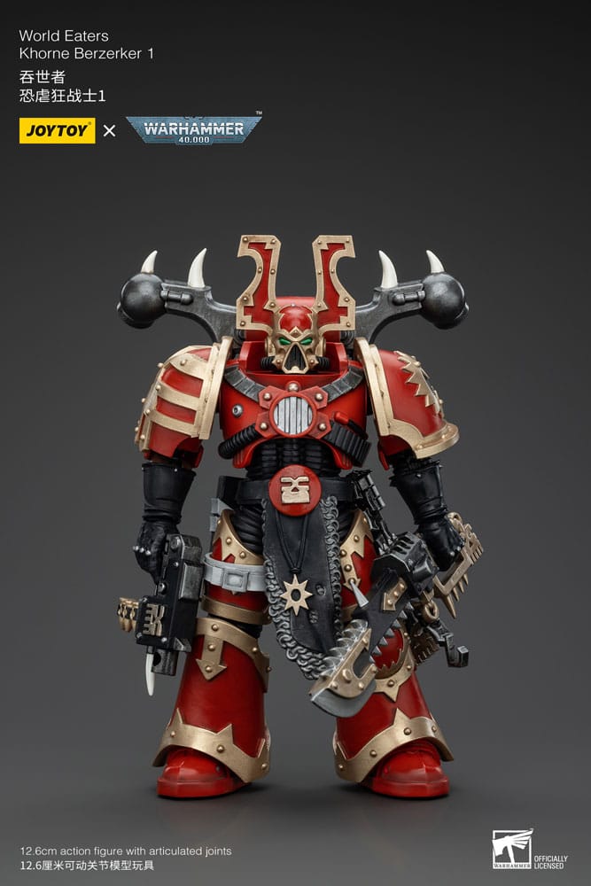 World Eaters Khorne Berzerker 1 Warhammer 40k 1/18 Figurka 13 cm - Image 6