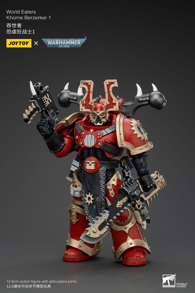 World Eaters Khorne Berzerker 1 Warhammer 40k 1/18 Figurka 13 cm - Image 7