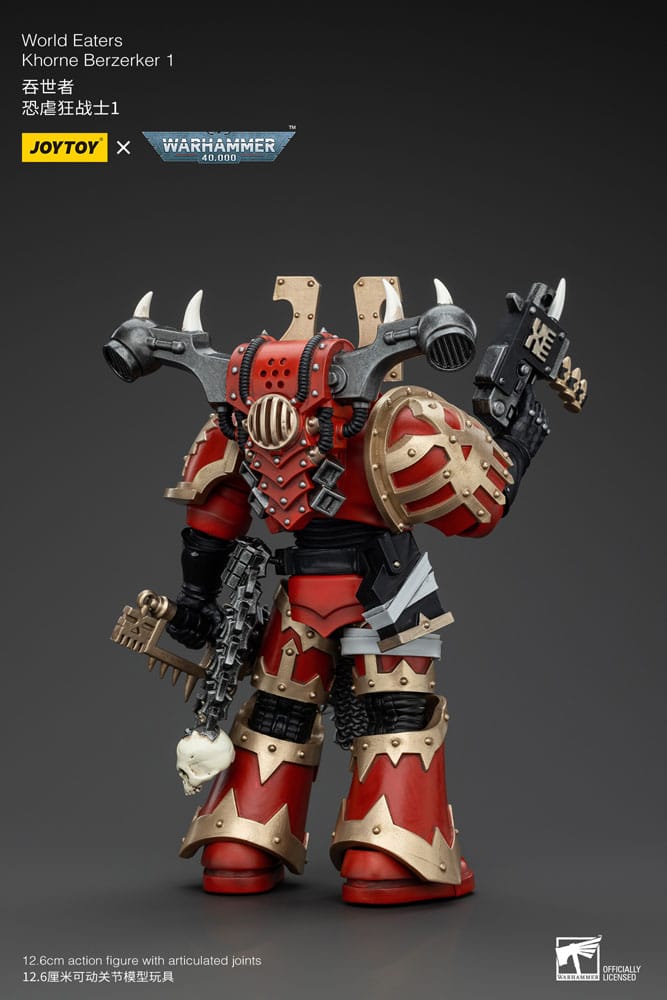 World Eaters Khorne Berzerker 1 Warhammer 40k 1/18 Figurka 13 cm - Image 8