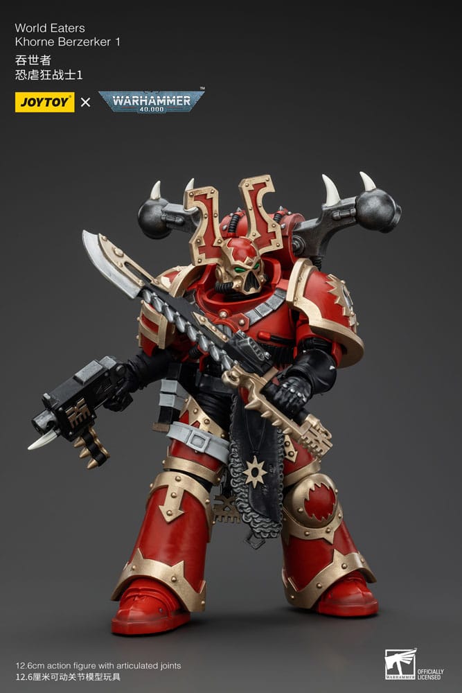World Eaters Khorne Berzerker 1 Warhammer 40k 1/18 Figurka 13 cm - Image 9