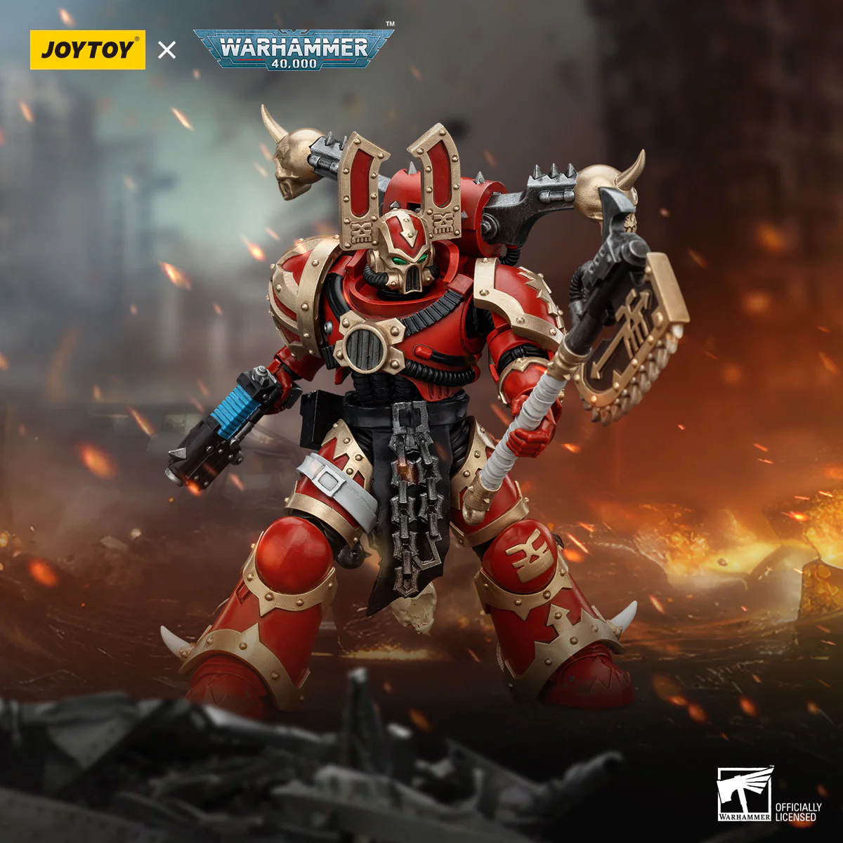 World Eaters Khorne Berzerker 3 Warhammer 40k 1/18 Figurka 13 cm - Image 11