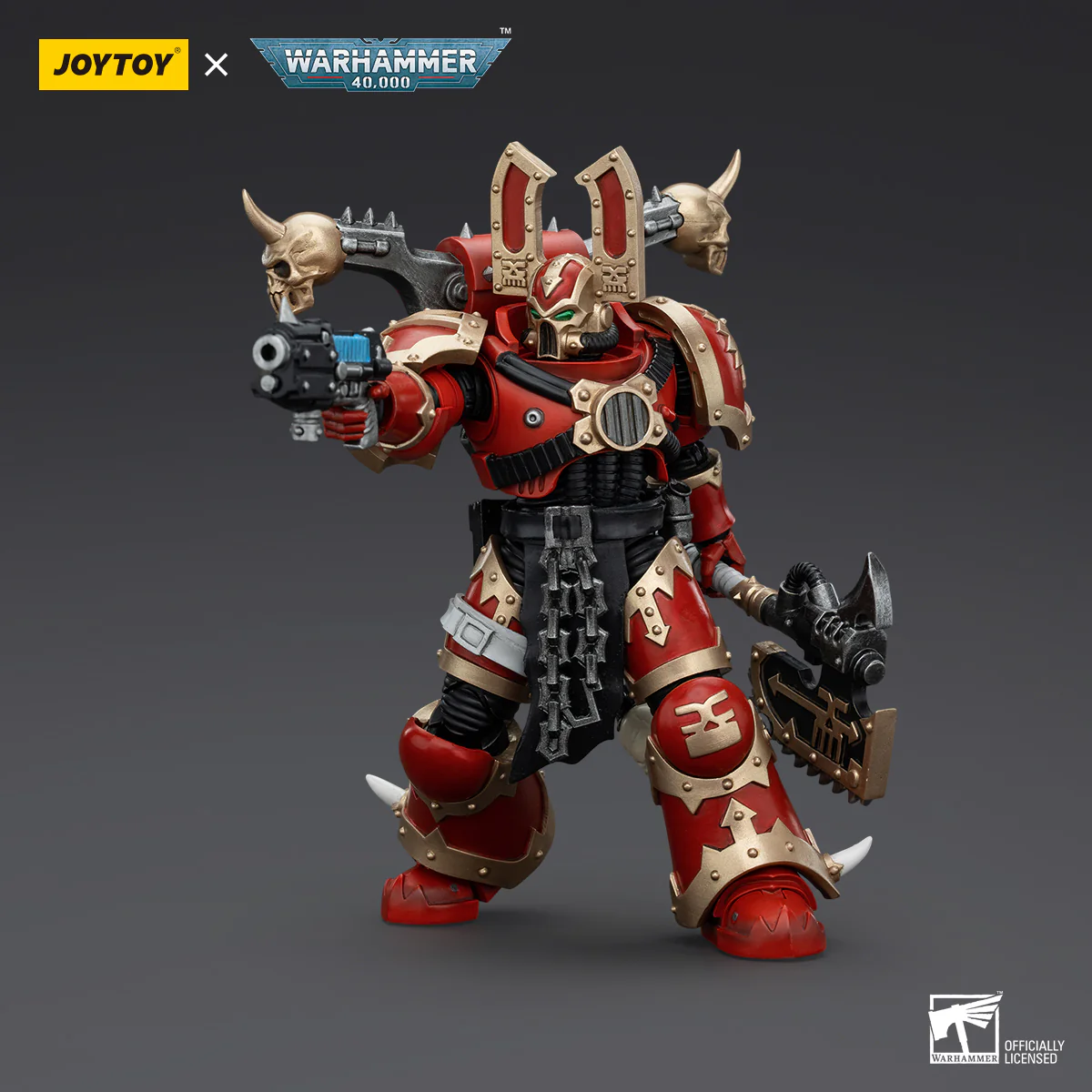 World Eaters Khorne Berzerker 3 Warhammer 40k 1/18 Figurka 13 cm - Image 8