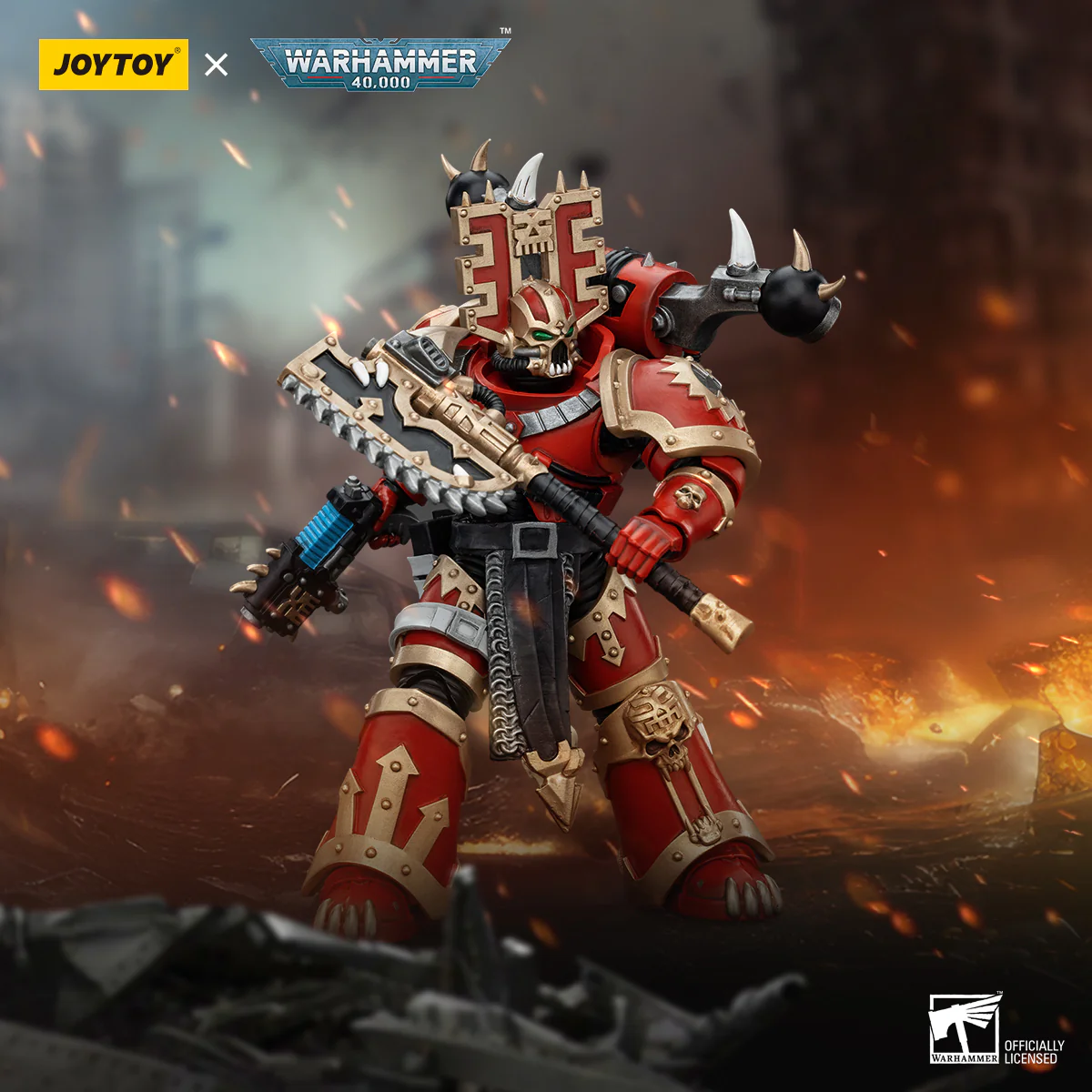 World Eaters Khorne Berzerker 4 Warhammer 40k 1/18 Figurka 13 cm - Image 11
