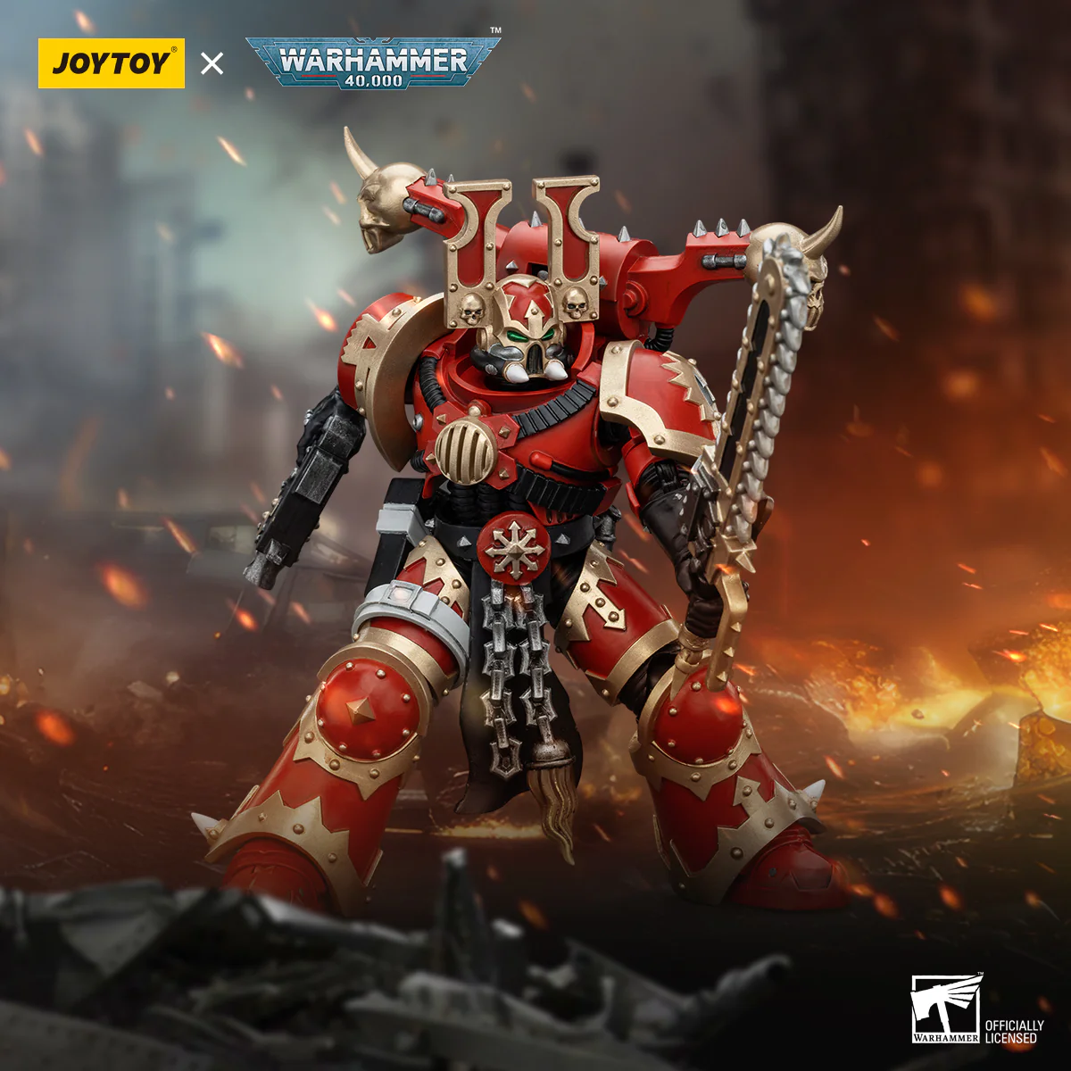 World Eaters Khorne Berzerker 5 Warhammer 40k 1/18 Figurka 13 cm - Image 11