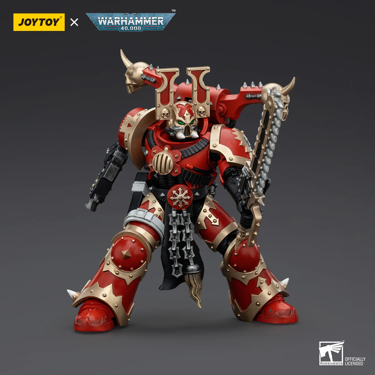 World Eaters Khorne Berzerker 5 Warhammer 40k 1/18 Figurka 13 cm - Image 8