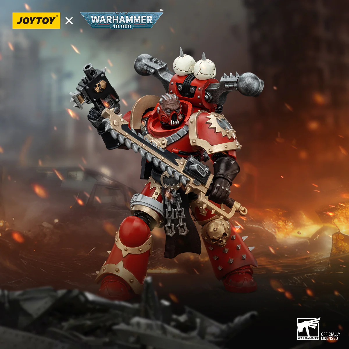 World Eaters Khorne Berzerker 7 Warhammer 40k 1/18 Figurka 13 cm - Image 11
