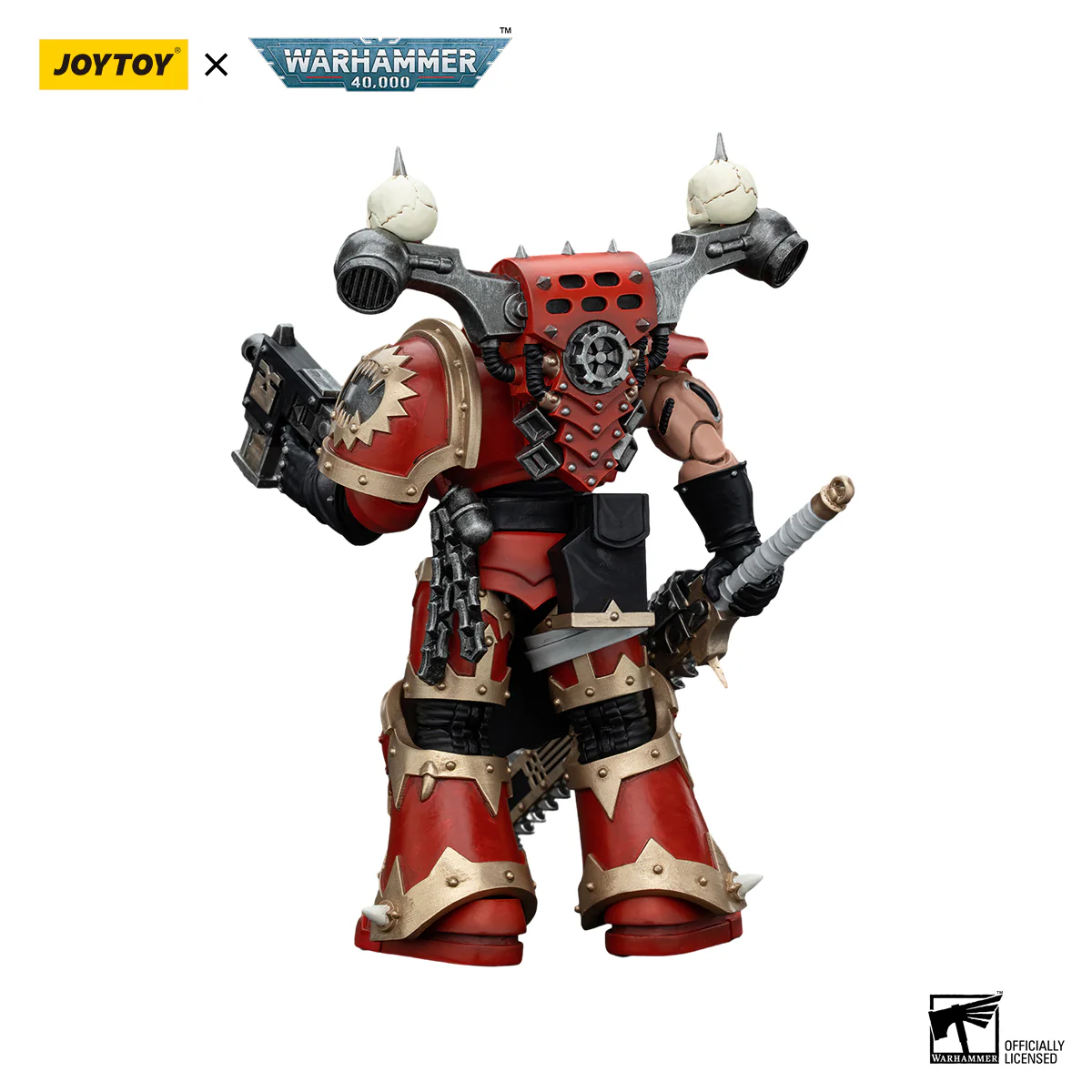 World Eaters Khorne Berzerker with Eviscerator Chainsword Warhammer 40k 1/18 Figurka 13 cm - Image 3