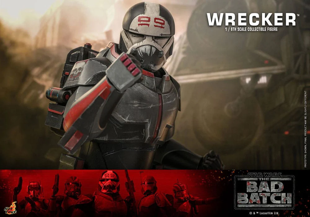 Wrecker Star Wars: The Bad Batch 1/6 Figurka 33 cm - Image 15