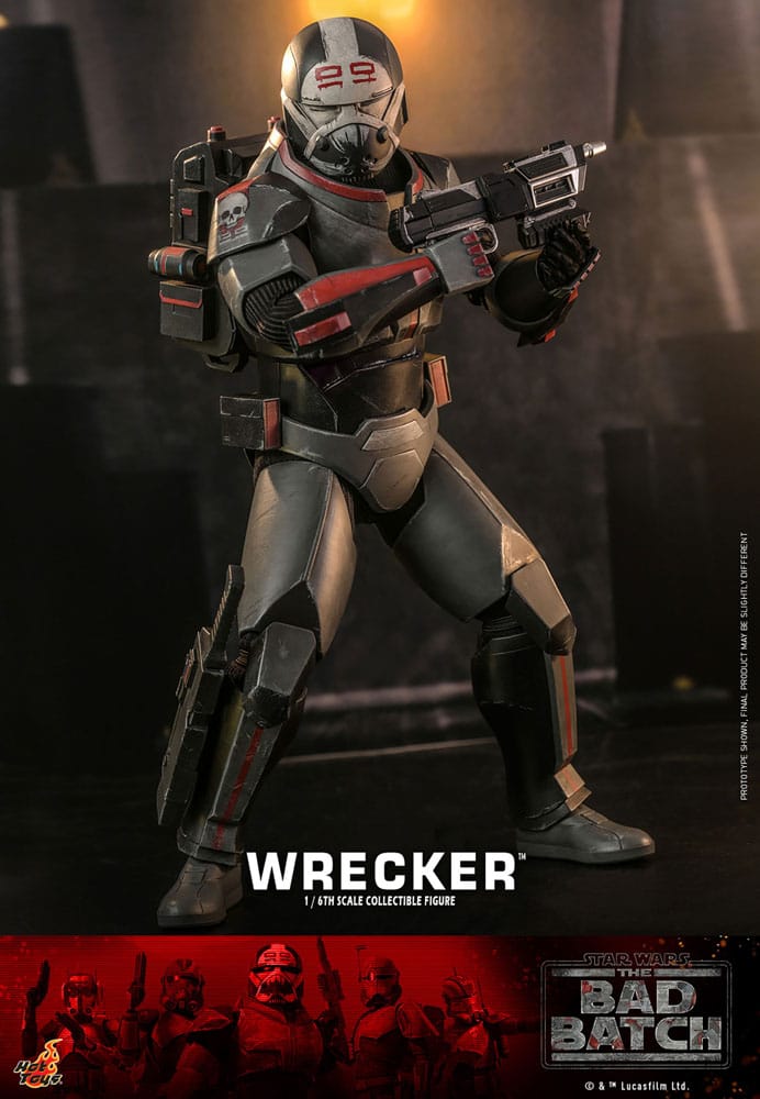 Wrecker Star Wars: The Bad Batch 1/6 Figurka 33 cm - Image 2