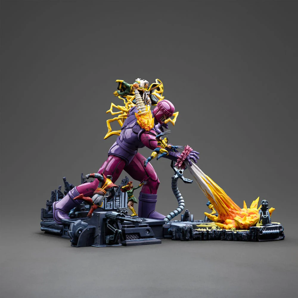 X-Men Danger Room Diorama A Marvel Demi Art Scale Comics Color Variant 1/20 Figurka 42 cm - Image 4