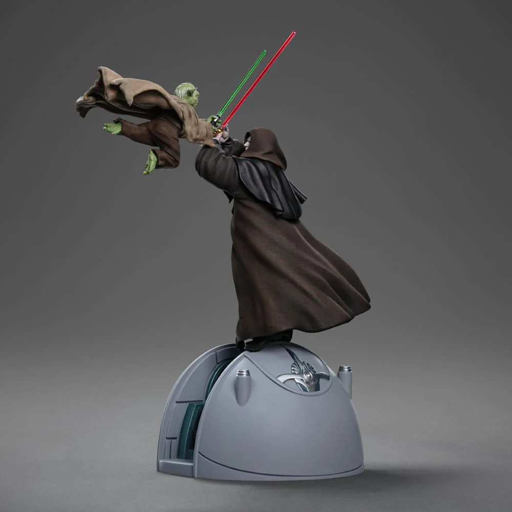 Yoda vs Emperor Palpatine Star Wars Deluxe Art Scale CCXP Exclusive 2024 1/10 Figurka 31 cm - Image 6