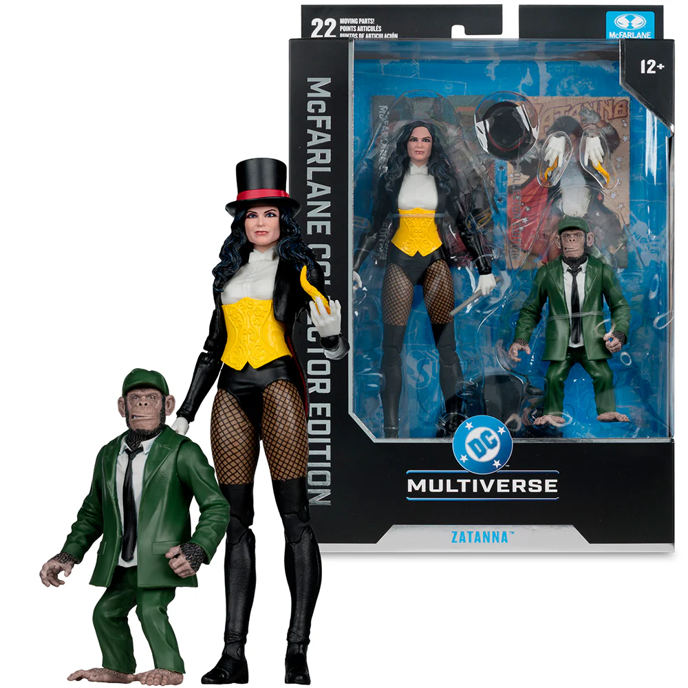 Zatanna with Detective Chimp DC Multiverse McFarlane Collector Edition #53 Figurki 28 cm - Image 5