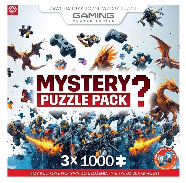Zestaw Mystery Gaming Puzzle Pack V1 Wielokolorowy 3x1000 - Image 2
