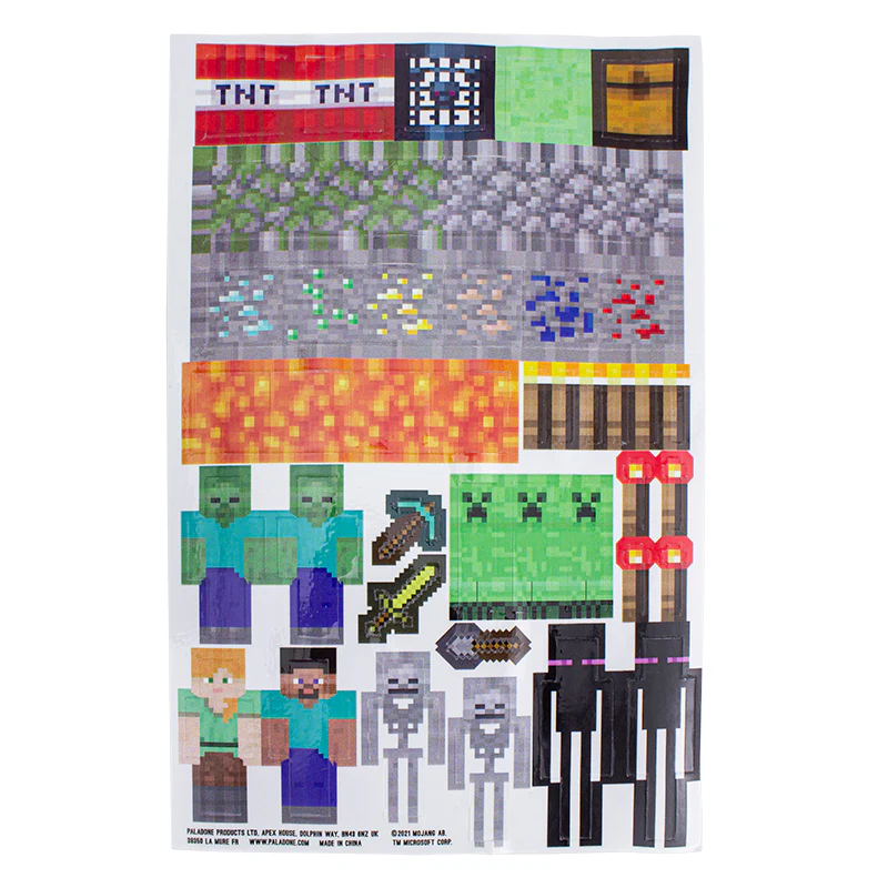Zestaw prezentowy Butelka + Naklejki Minecraft - Image 4